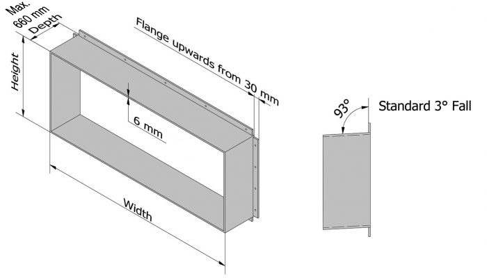 Aluminium-Window-Shroud-Dimensions